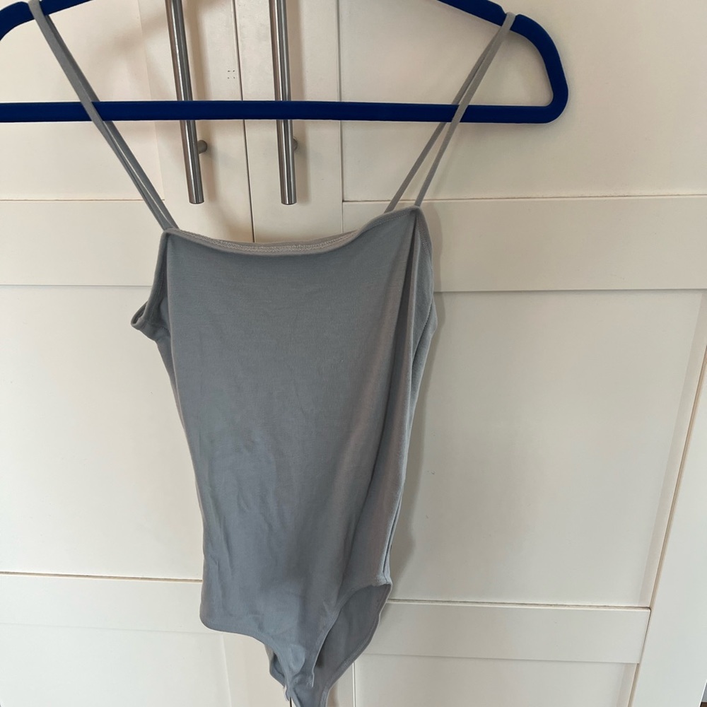 Top Shop. Slate Blue bodysuit size 6